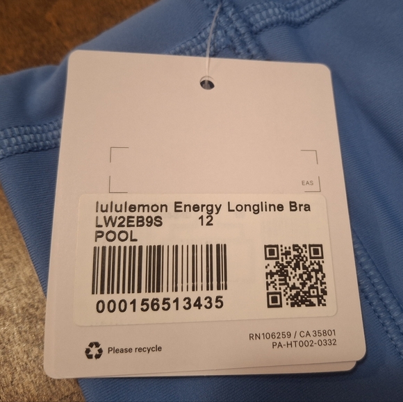 lululemon athletica Blue Sports Bra - Picture 5 of 5
